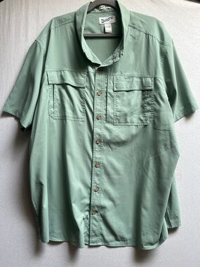 Duluth Trading Co Men’s Short-Sleeve Fishing Shirt Sz 2XL Tall Standard Fit
